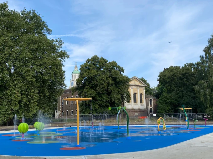 Clapham Common waterplay