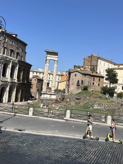 Theater of Marcellus and Temple of Apollo
