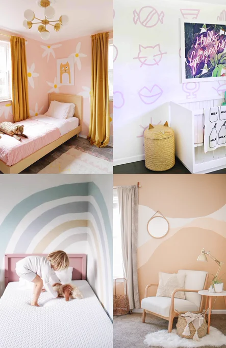 22 Girls’ Room Painting Ideas to Personalize Her Space
