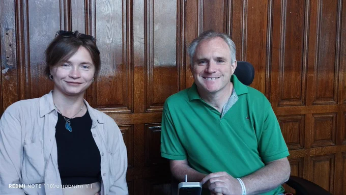 Martin Codyre, founder of Fleming Protocol and Oksana Stanevich, founder of Jocelyn DAO 