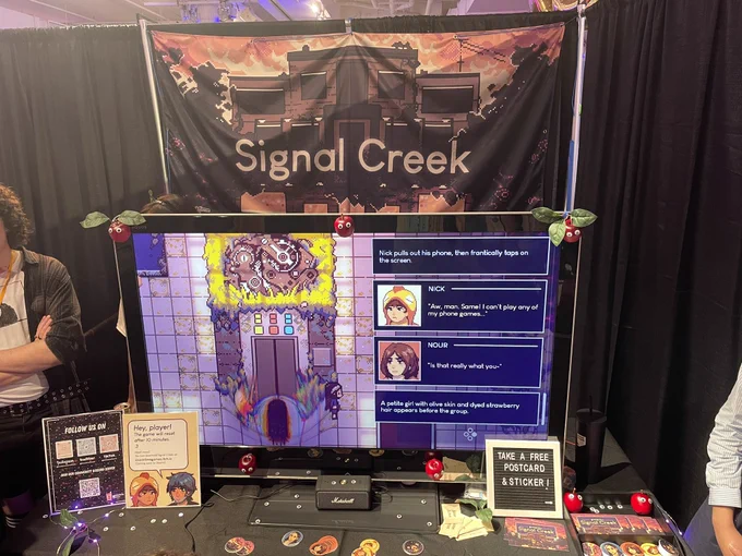 Signal Creek booth at PlayNYC.
