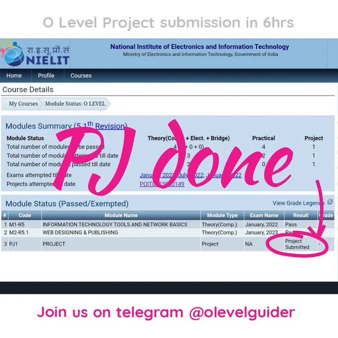 O Level Project Submission for direct and Institute candidate by Guider (MCA) ₹400 with 100% guaranteed. (O level offer for group members)

O Level project kaise submit kare | How to submit O Level Project Online direct & institute | O Level project submission | O Level project guide  | O Level project for direct candidate | O Level project kaise banaye | O Level project for institute candidate  | O Level project | O Level project online submission  | O Level project topics | O Level project file | O Level project submit kaise dekhe | how to submit O Level project online | O Level project fees | O Level project submit | O Level project submission fees | O Level project submission by guider | Nielit O Level project 2023 | Computer science project | O Level Html Project | O Level Python Project