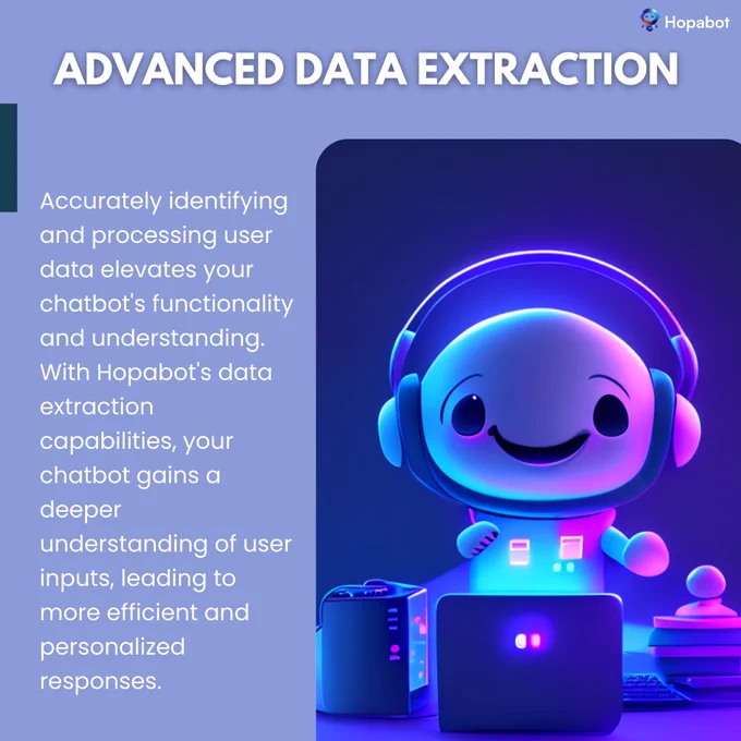 Hopabot's Training Platform, chatbot's functionality, Better user  interface, Interoperability, deeper understanding of user inputs, personalized responses