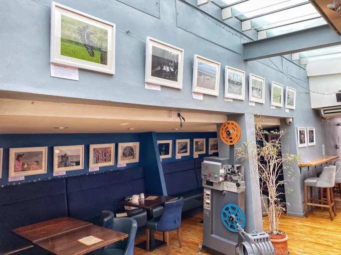 The Meridian Raw CIC photography exhibition of participants works at the Exeter Picturehouse