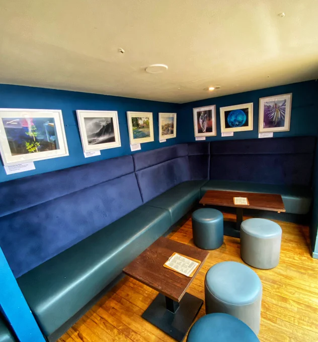 The Meridian Raw CIC photography exhibition of participants works at the Exeter Picturehouse