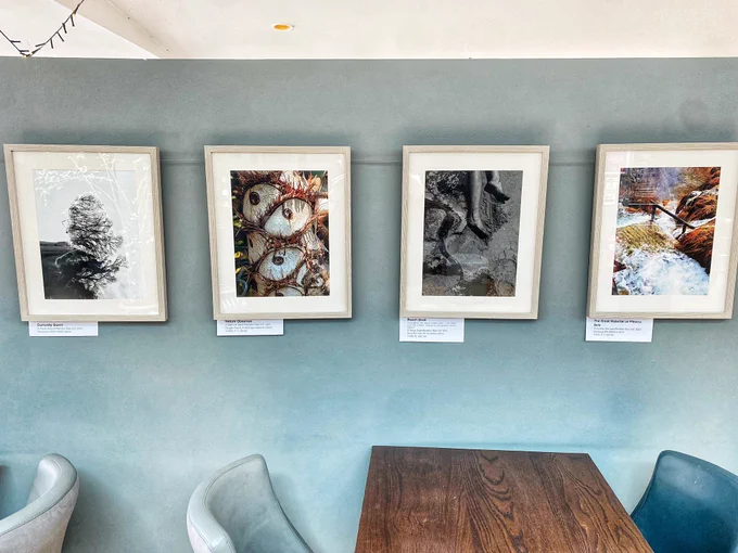 The Meridian Raw CIC photography exhibition of participants works at the Exeter Picturehouse