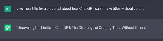 We use AI to help generate some parts of our content, but chat GPT is far from replacing human writers!
