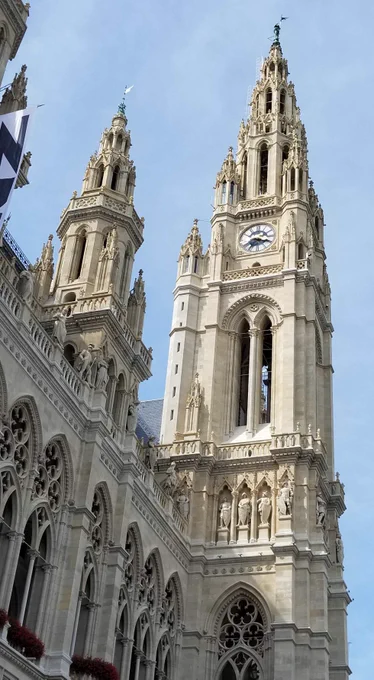 View of a church in Vienna.