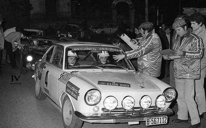 José Sala – José María Arbós (Seat 850 Coupé). Rallye Club 600 1971 (JAV Foto)