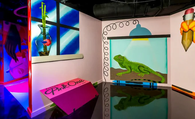 "My First Studio" in The Real Unreal's Neon Kingdom by Loc Hong Huynh. Photo by Atlas Media.