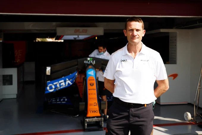 Dr Phil Hopley at McLaren Racing