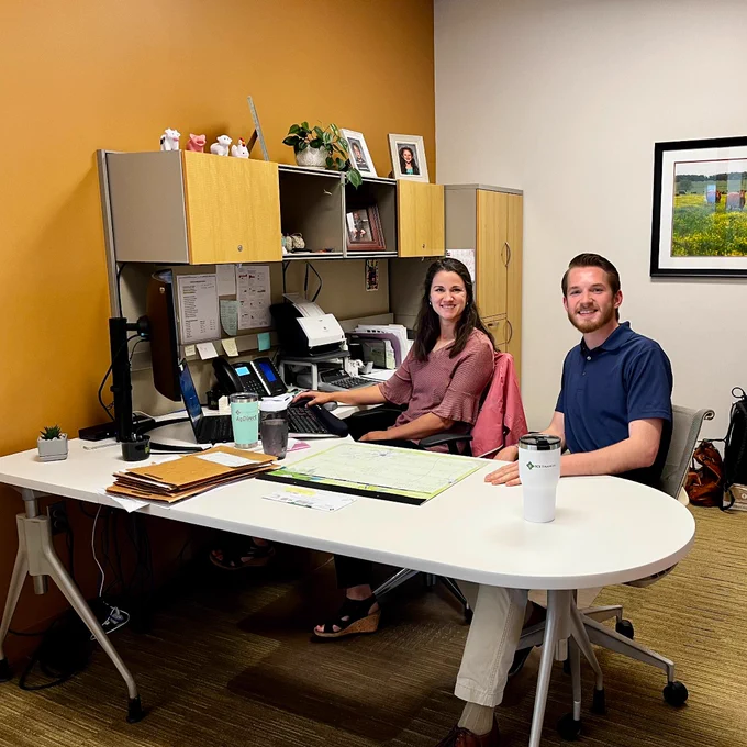 Brendon Engeman spent time in the Maryville office with the Customer Service team. 
