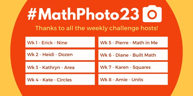 Thanks to all 8 weekly challenge hosts.