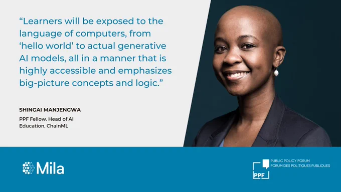 “Learners will be exposed to the language of computers, from ‘hello world’ to actual generative AI models, all in a manner that is highly accessible and emphasizes big-picture concepts and logic.” -Shingai Manjengwa, Head of AI Education, ChainML