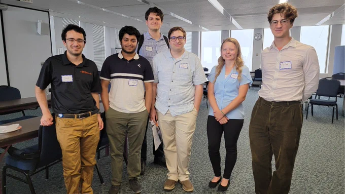 New York State Office of General Services student interns pose for a photo on National Intern Day.