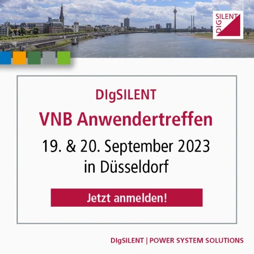 📌𝗩𝗲𝗿𝘁𝗲𝗶𝗹𝗻𝗲𝘁𝘇𝗯𝗲𝘁𝗿𝗲𝗶𝗯𝗲𝗿 aus #Deutschland, #Österreich und der #Schweiz aufgepasst.

Vom 𝟭𝟵. 𝗯𝗶𝘀 𝟮𝟬. 𝗦𝗲𝗽𝘁𝗲𝗺𝗯𝗲𝗿 𝟮𝟬𝟮𝟯 findet im Hyatt Regency Düsseldorf die Präsenzverstanstaltung „𝗗𝗜𝗴𝗦𝗜𝗟𝗘𝗡𝗧 𝗩𝗡𝗕 𝗔𝗻𝘄𝗲𝗻𝗱𝗲𝗿𝘁𝗿𝗲𝗳𝗳𝗲𝗻“ statt.

Wir, die Fichtner IT Consulting GmbH, freuen uns am #VNB #Anwendertreffen von DIgSILENT GmbH aktiv mitzuwirken.
 
Unser Experte 𝗣𝗲𝘁𝗲𝗿 𝗦𝘁𝗼𝗹𝗹𝗲 (Head of R&D) wird eine Präsentation halten, in der er vorstellt wie die notwendigen Daten für z. B. Lastfluss und Kurzschluss aus den vorhandenen Unternehmenssystemen automatisiert zusammengeführt werden können. Dabei wird das notwendige topologische Modell aus den GIS-Daten berechnet.
 
Als Anwendungsbeispiel stellt Herr Stolle FDG-Calculate und Easy-Connect vor. Eine WEB-basierende Anwendung, um mit diesen Daten interaktiv Netzberechnungen durchzuführen und Anschlussprüfungen ( PV, eMob, ...) automatisiert durchzuführen zu lassen.
 
