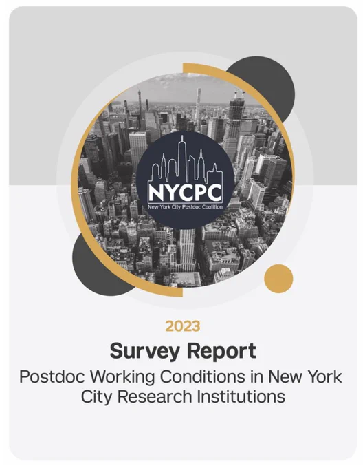 2023 Survey Report on Postdoc Working Conditions in New York City Research Institutions