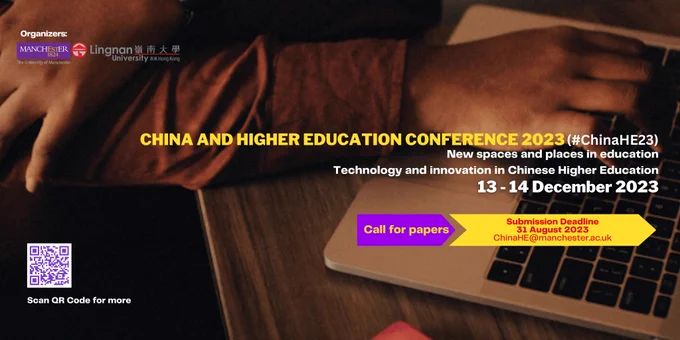 Image shows someone working on a computer and provides details of the conference title as in the Tweet. It also mentions that the conference is being held 13-14 December 2023