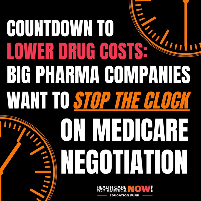 Countdown to lower drug costs: Big Pharma companies want to stop the clock on Medicare negotiation