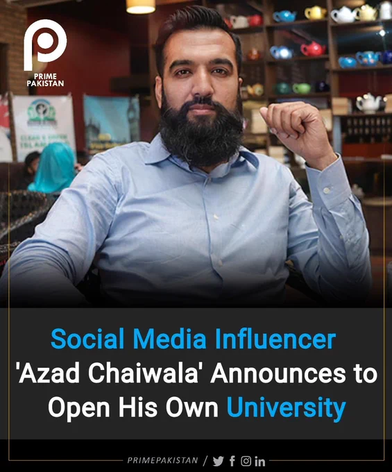 The influencer shared the news on his Facebook account and urged his fans and followers to spread the word about his project as much as they can.

According to Azad Chaiwala, the project is almost complete, with 98% of it already being done. This marks a significant milestone achieved by the influencer, which is anticipated to benefit numerous students in their educational pursuits.

It is noteworthy to mention that he started his business career at the age of 12 by selling sweets in Mirpur, Azad Kashmir, and later became a millionaire at the age of 21 through the casual gaming industry.

With vast knowledge and experience in entrepreneurship, Azad Chaiwala has become a role model for youngsters.