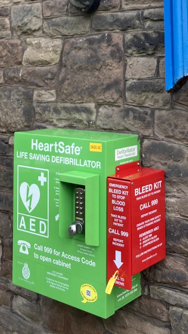 Image of the new bleed kit installed in St Pauls.