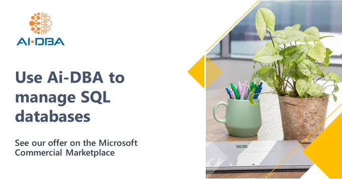Preventive database administration via artificial intelligence methods and practices. Ai-DBA provides preventive administration tasks by analyzing the statistical data at the backend with the use of Machine Learning algorithms. Ai-DBA is the Cloud-based database administration service that starts supporting all versions and editions. Ai-DBA supports SQL Server 2005 to 2022 On-Premise or On-Cloud, Azure SQL Database, Azure SQL Data Warehouse, and Azure SQL Managed Instance.
Organizations with plenty of SQL Server farms or having problematic SQL Server databases with few or no DBAs can benefit from this AI/ML solution.
