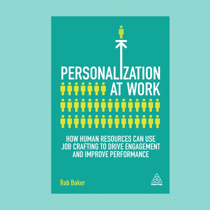 The cover of Rob Baker's book, Personalization at Work.