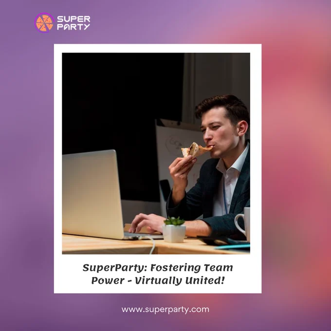 🚀 Unleash the potential of your team with SuperParty's virtual camaraderie! 

🤝 Join now to foster collaboration, celebrate achievements, and conquer goals together. 

Boost team spirit and create lasting connections.

Ignite your team's success at Superparty.com! 🎉