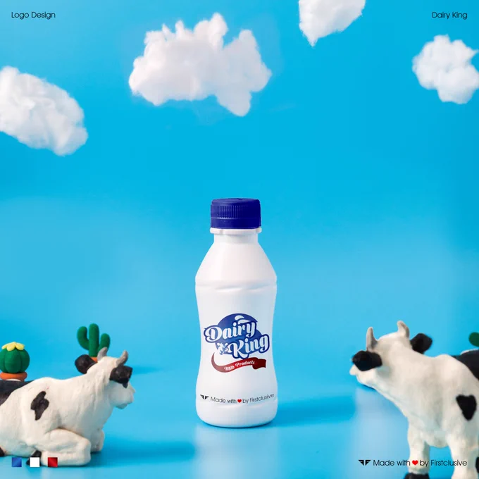 Logo Designed for Dairy King! 🐄

📞 To Sketch your Brand’s Signature into an Iconic Logo, connect with us via Call or WhatsApp:  91-9885925529.

#Logo #LogoDesign #DairyKing #DairyMilk #DairyFarm #MilkLogo #FarmLogo #DairyLogo #DairyMilkLogo #DairyFarmLogo #DK #DKLogo #CreativeLogo #LogoDesignerForHire #LogoDesignersForHire #HireLogoDesigner #LogoDesigner #LogoDesigners #LogoDesignerIndia #LogoDesignerInIndia #LogoDesignersIndia #LogoOfTheDay #MilkBrand #Branding #CreativeBranding #Firstclusive #FirstclusiveTechnologies #Hyderabad #Telangana #India