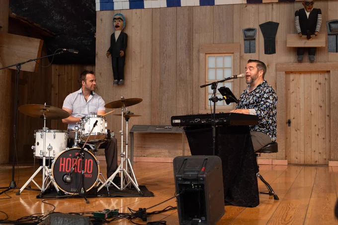Band on stage.