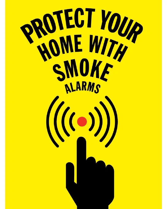 Smoke alarm graphic