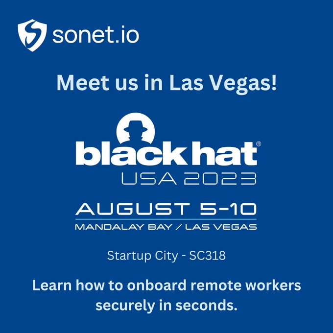 Meet us at Black Hat USA! 