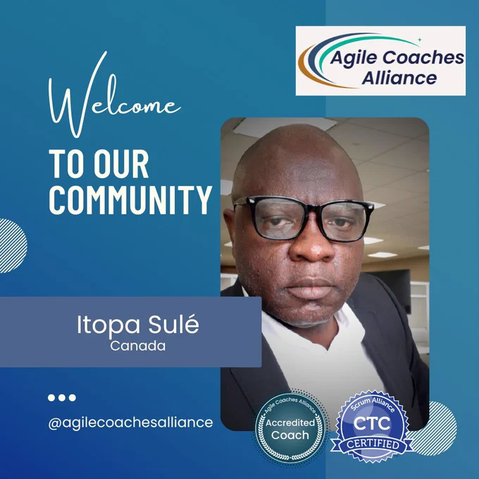 His commitment to Enterprise Agility and continuous improvement makes him a valuable addition to our community. We look forward to learning and growing together!