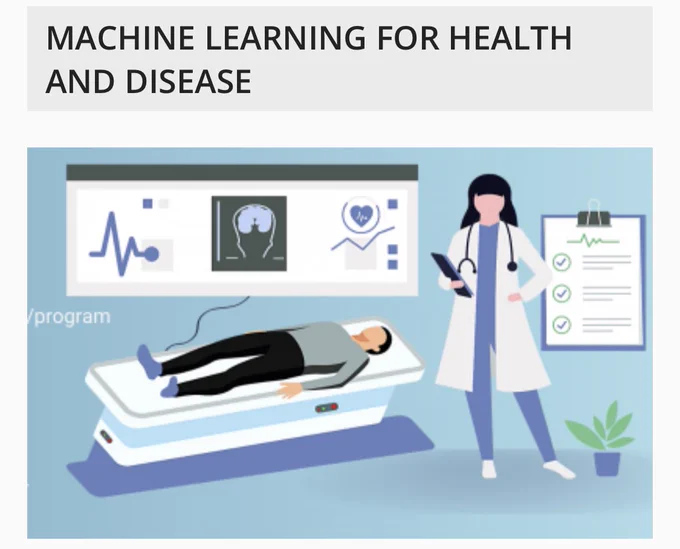 Machine learning for health and disease
