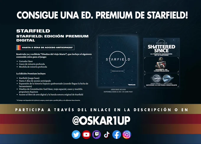 sorteo edición digital premium de Starfield