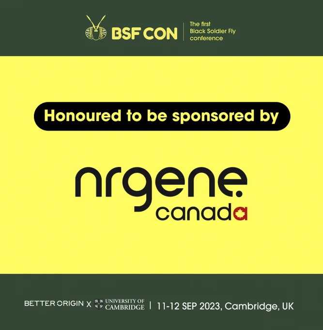 Honoured to be sponsored by NRGene 🧬