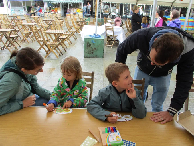 children colouring masks