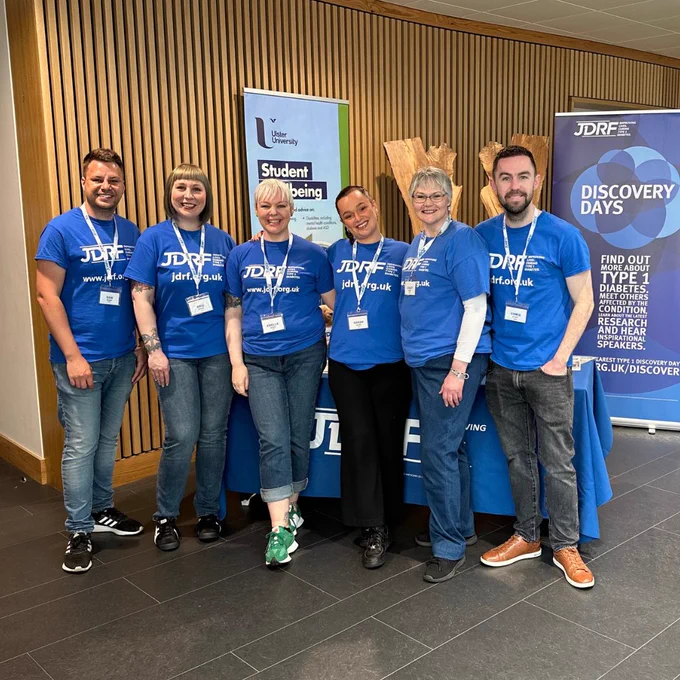 A photo of the JDRF Community Engagement Team.