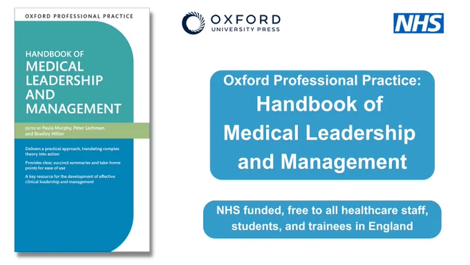 Cover of the Oxford Handbook of Medical Leadership and Management