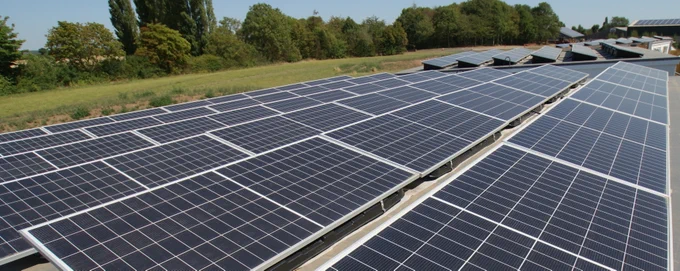 Roof Mounted Solar PV's at Howgate Close by Cambridge Solar