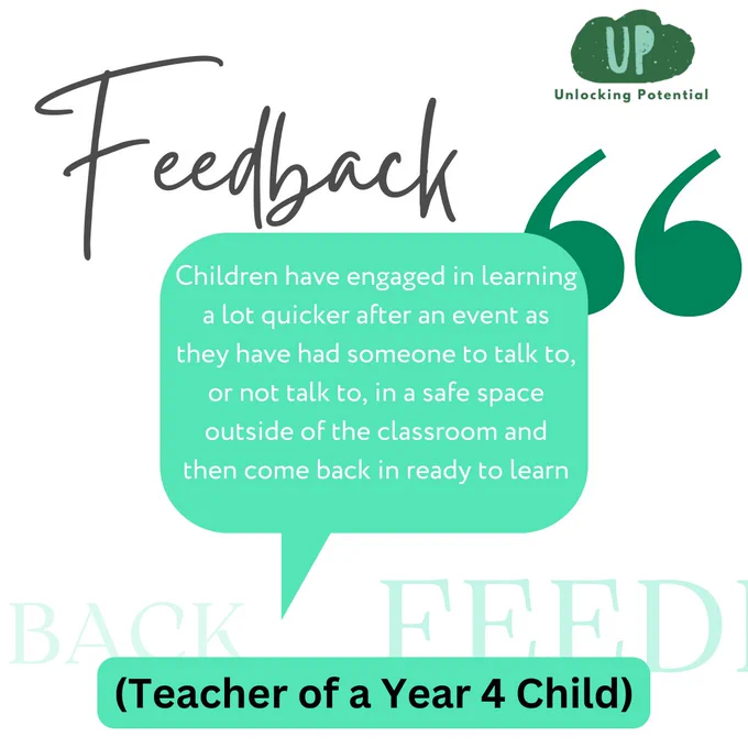 Image showing feedback from a teacher of Year 4 child