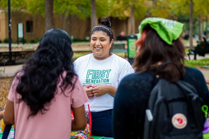 First Generation Success Center Fall 2022 tabling event.