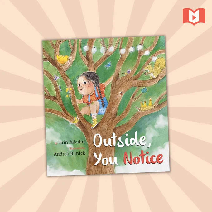 Book cover of Outside You Notice on a digital background.