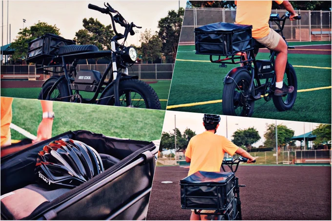 With a large battery and powerful motor, you can ride over 80 miles on a single charge. The Bee Rambler’s large load capacity together with the free trailer offered now makes it easy to carry groceries, camping gear, or anything else you need! 🚴‍♂️🚴‍♀️