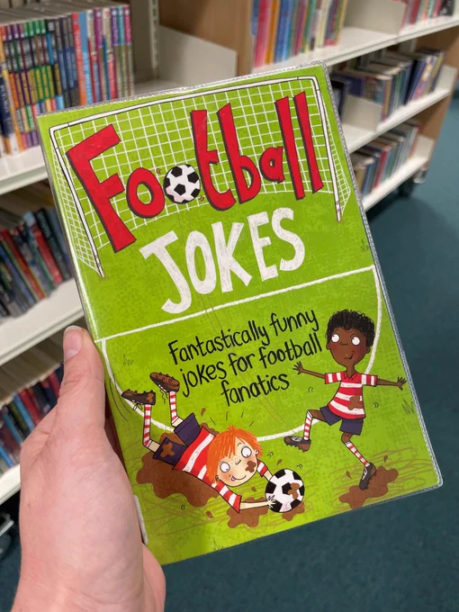 Football Jokes illustrated by Jane Eccles.