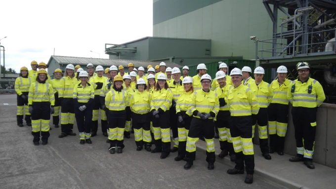 Great Island Power Station visit.