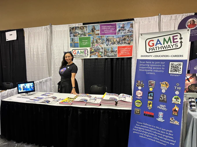 The Game Pathways booth at Gen Con