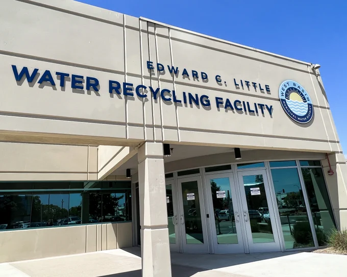 Edward C. Little Water Recycling Facility exteroir.