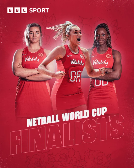 England are Netball World Cup finalists