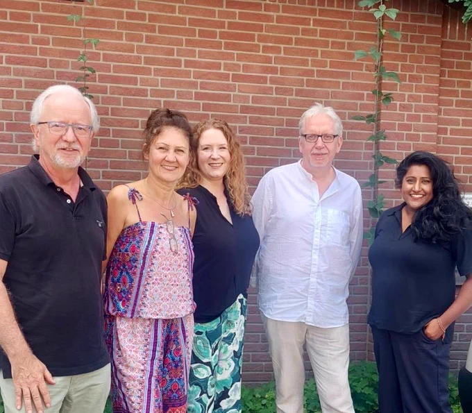 Die neue Personalentwicklungkommission. Von links nach rechts. Werner, Claudia, Anja, Andreas und Rupy